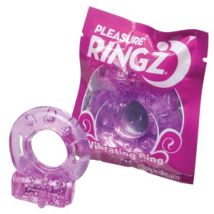 Vibrating Pleasure Ringz Purple
