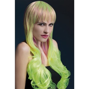 Fever Smiffys Emily Wig Soft Curl With Fringe-pur/yell 28