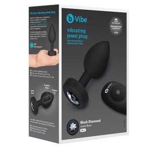 B-vibe Vibrating Jewels-black Diamond M/l