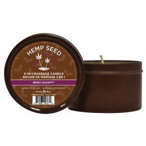 Earthly Body Holiday Christmas Candle-berry Naughty 6oz