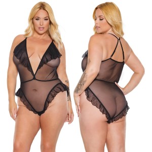 Coquette Teddy-black O/s X