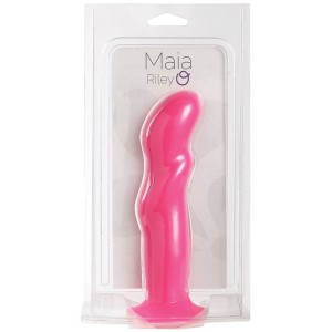 Maia Riley Silicone Swirl Dong-neon Pink 8