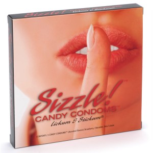 Sizzle! Candy Condoms 3 Pack