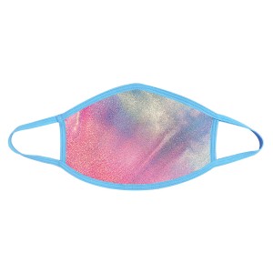 Neva Nude Tinky Revenge Mask-blue Pink Pastel With Blue Trim