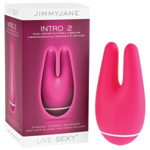 Jimmyjane Live Sexy Intro 2 Dual Motor Clitoral Vibe-pink 4.5