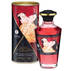Aphrodisiac Warming Oil Sparkling Strawberry  Wine
