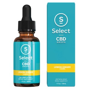 Select Cbd 1000mg Drops- Lemon Ginger 30ml