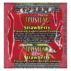 Trustex Flavored Condom-strawberry 1000 Piece Box