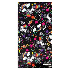 Neva Nude Sexy Necksies-neon Blacklight Unicorn Rainbow