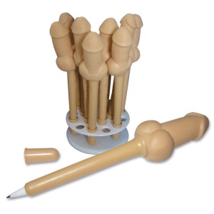 Pecker Pens 12 Piece Display