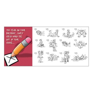 Greeting Card B-day Check Mark The Gift Of Your Choice