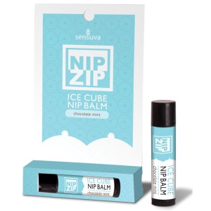 Nip Zip Ice Cube Nip Balm Chocolate Mint Tube Carded