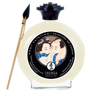Shunga Body Painting-vanilla Chocolate Temptation 3.5oz