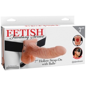 Fetish Fantasy Series Hollow Strap-on With Balls-vanilla 7