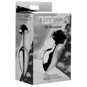 Black Rose Anal Plug Medium