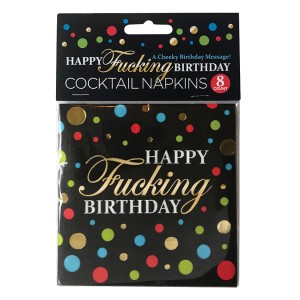 Happy Fucking Birthday Napkins