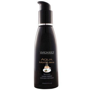 Aqua Mocha Java Flavored Water-based Lubricant 4 Oz.