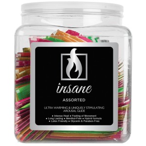 Insane Personal Moisturizer Foil-assorted Tub Of 100