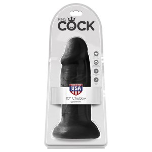King Cock Chubby-black 10    [regular Price 36.00]