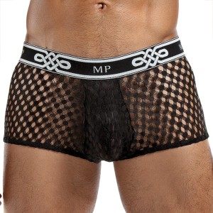 Male Power Peep Show Mini Short-black Medium