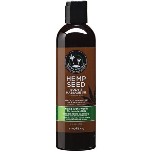 Hemp Seed Massage Oil 8 Fl. Oz. Naked In The Woods
