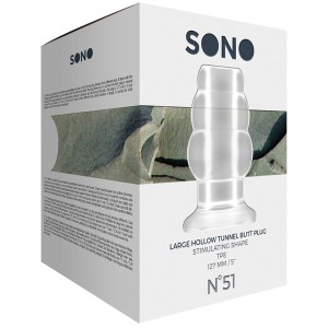 Sono No.51 Hollow Tunnel Butt Plug-large Translucent 5