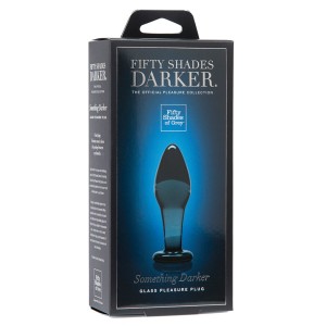 Fifty Shades Darker Something Darker Glass Pleasure Plug 4.2