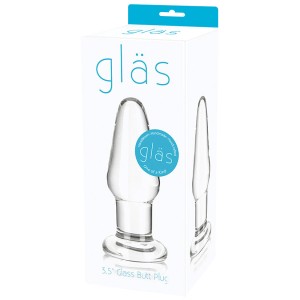 3.5 Inch Glass Butt Plug