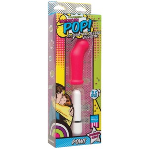 American Pop! Pow! 10 Function Silicone Vibrator Pink