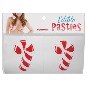 Christmas Edible Pasties-candy Cane