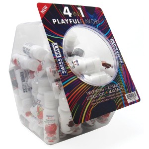 Swiss Navy 4 In 1 Playful Flavors-assort Flavors 1oz Fishbowls