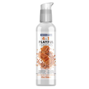 Swiss Navy 4 In 1 Playful Flavors-salted Caramel 4oz