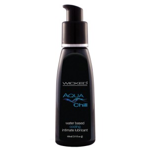 Aqua Chill Water-based Cooling Sensation Lubricant 2 Oz.