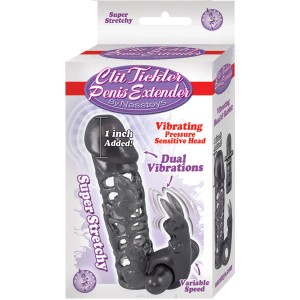 Clit Tickler Penis Extender By Nasstoys-black