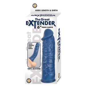 The Great Extender Penis Sleeve-blue 6