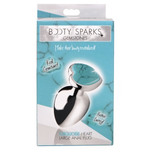 Booty Sparks Gemstones Turquoise Heart Large