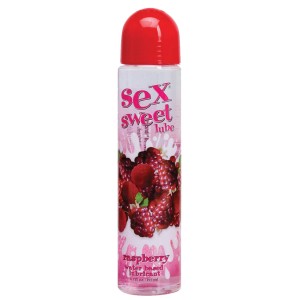 Sex Sweet Lube Raspberry 6.7 Fl. Oz. Bottle