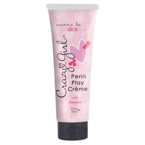 Crazy Girl Addicktive Penis Play Creme Cake  Obsession 3.5 Fl. Oz. / 103 Ml