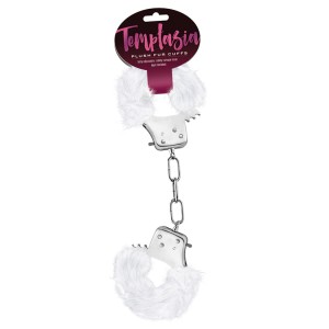 Temptasia Plush Fur Cuffs White
