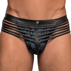 Strapped & Bound Jock Large/ X-large Blue/  Black
