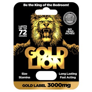 Gold Lion Single Pack Display Of 24