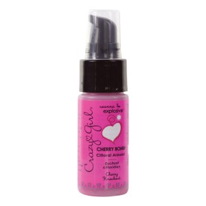 Crazy Girl Cherry Bomb Clitoral Arousal  Cherry Knockout 1 Oz