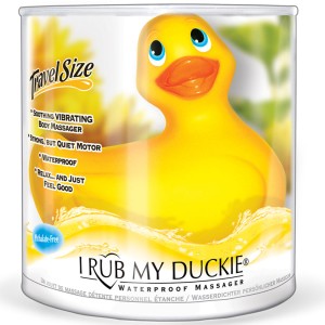 I Rub My Duckie Classic Travel Size-yellow