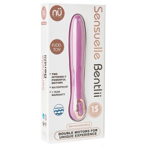 Sensuelle Bentlii 15 Function Double Motor Vibe-purple