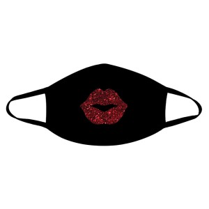 Neva Nude Pucker Up Mask-red Glitter Lips