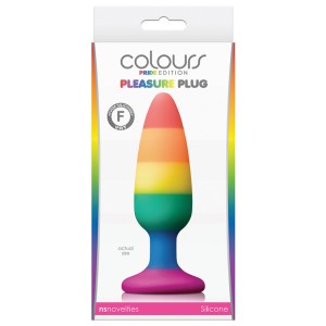 Colours Pride Edition Pleasure Plug-rainbow Medium