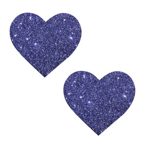 Neva Nude Nipztix Heart Purple Rain-purple Glitter