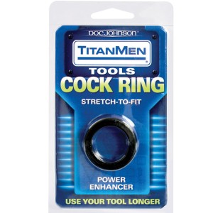 Titanmen Cock Ring Black