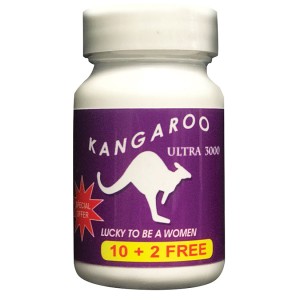 Kangaroo For Her Ultra 3000 Violet 10 Count Bottle