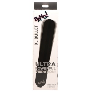 Bang! Vibrating Metallic Xl Bullet-black